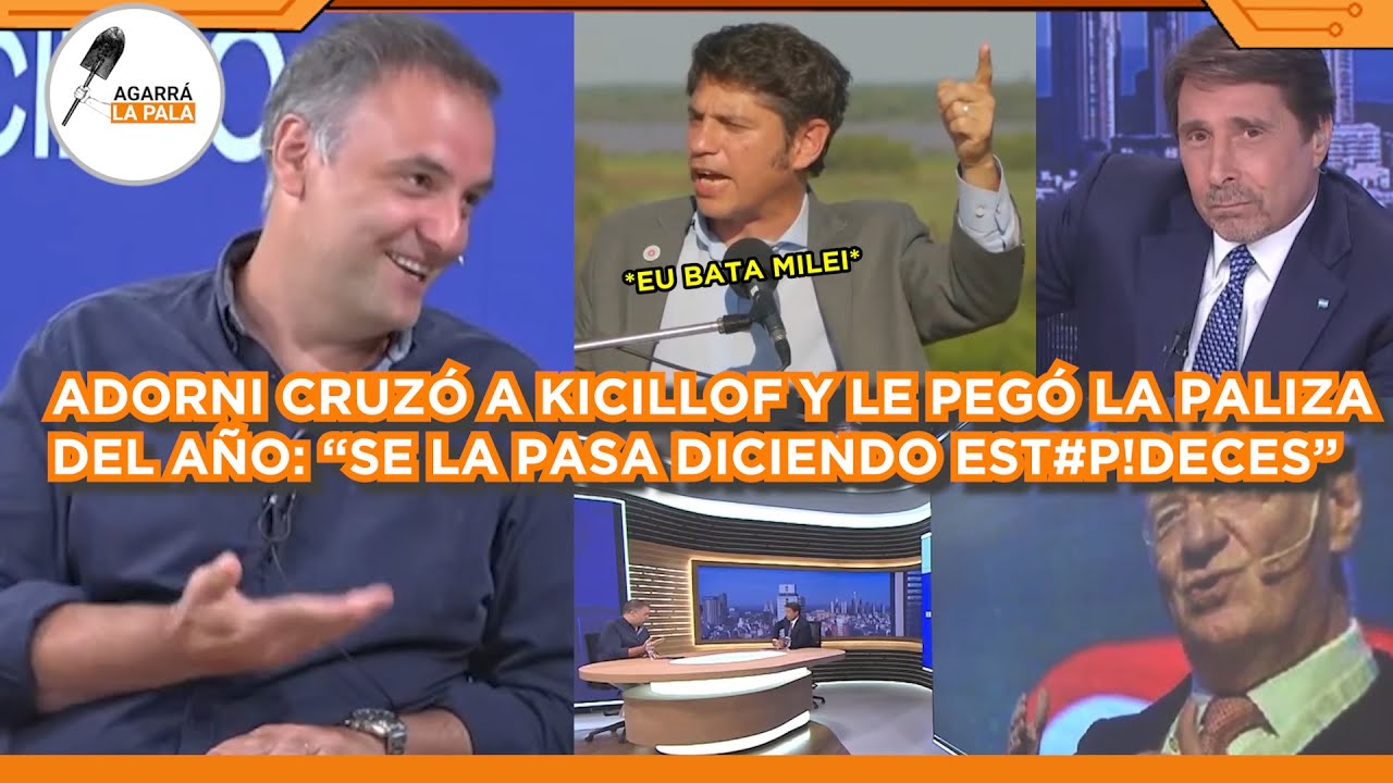 CAYÓ ADORNI, CRUZÓ A KICILLOF Y LE PEGÓ LA PALIZA DEL AÑO EN PICANTÍSIMA ENTREVISTA CON FEINMANN