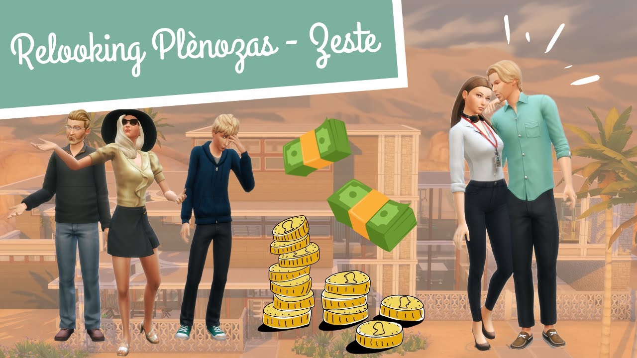 ZESTE PLENOZAS | RELOOKING PNJ SIMS 4