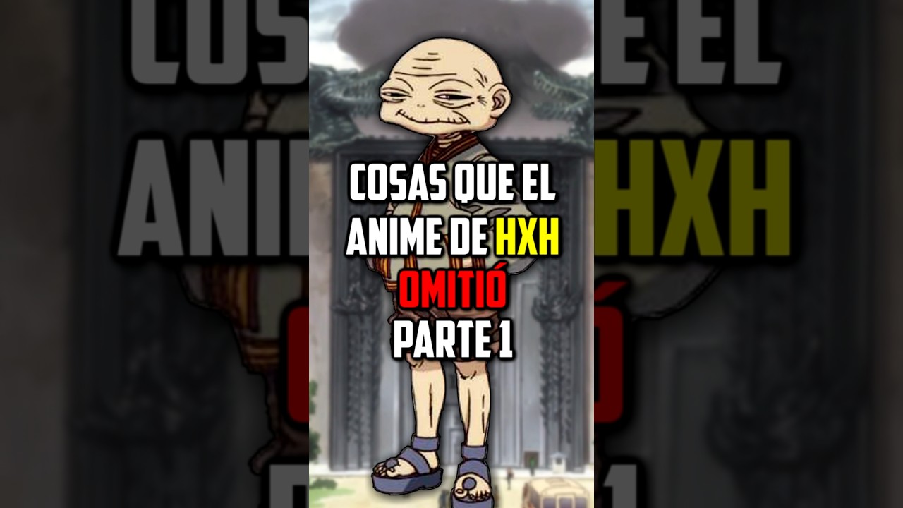 Cosas que el anime de Hunter x Hunter omiti&oacute; Parte 1 Maha Zoldyck #hunterxhunter #anime #hxh