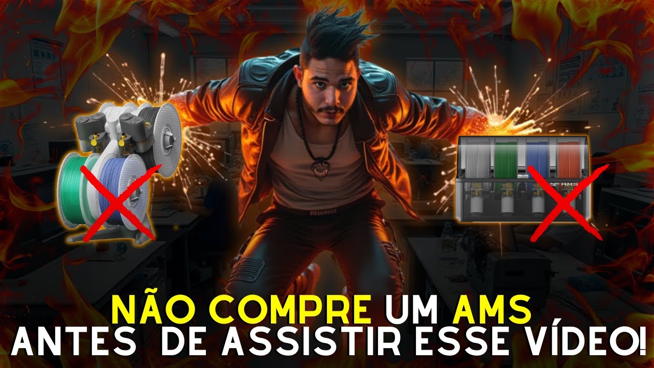 VOC&Ecirc; N&Atilde;O PRECISA DE AMS PARA COME&Ccedil;AR NA IMPRESS&Atilde;O 3D