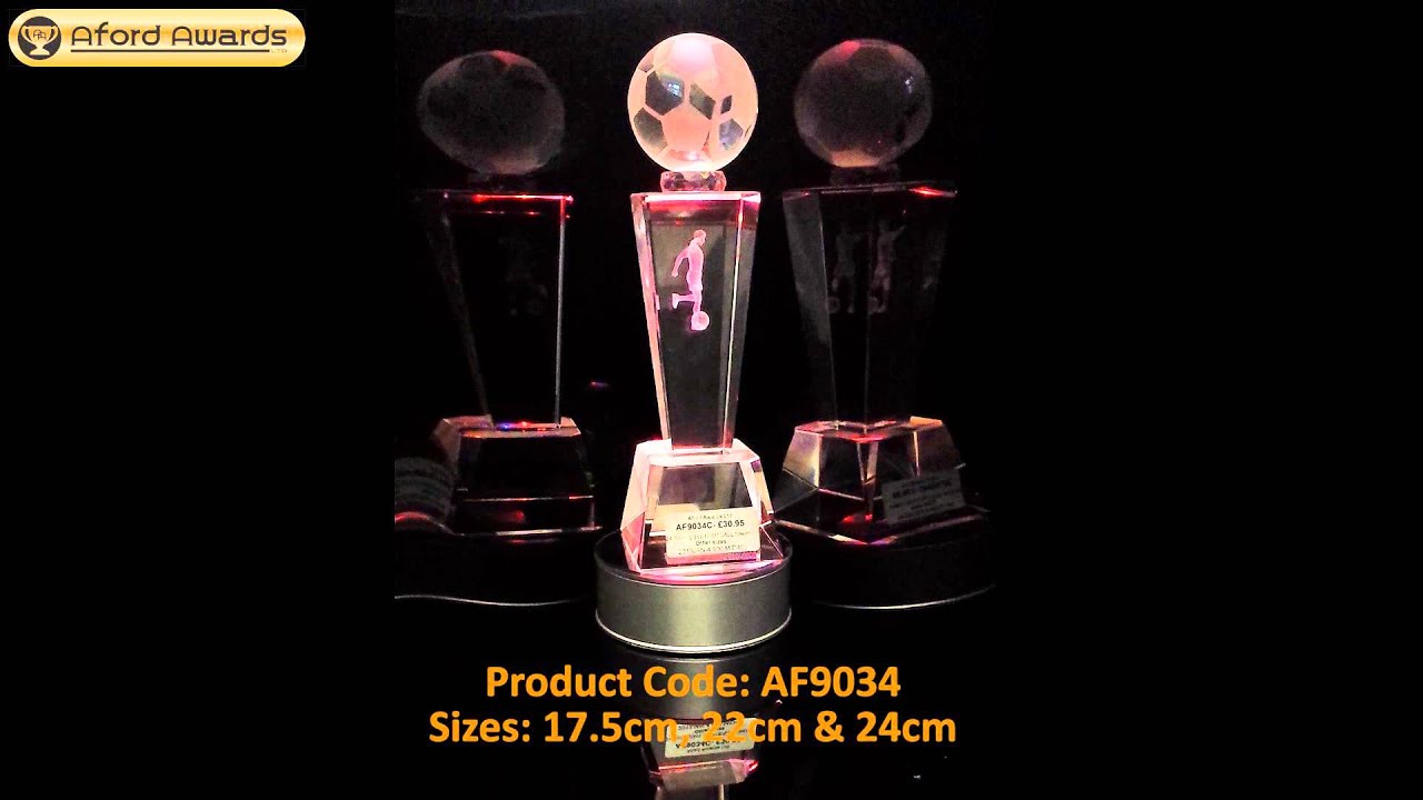 AF9034 - Football Optical Trophy - Aford Awards