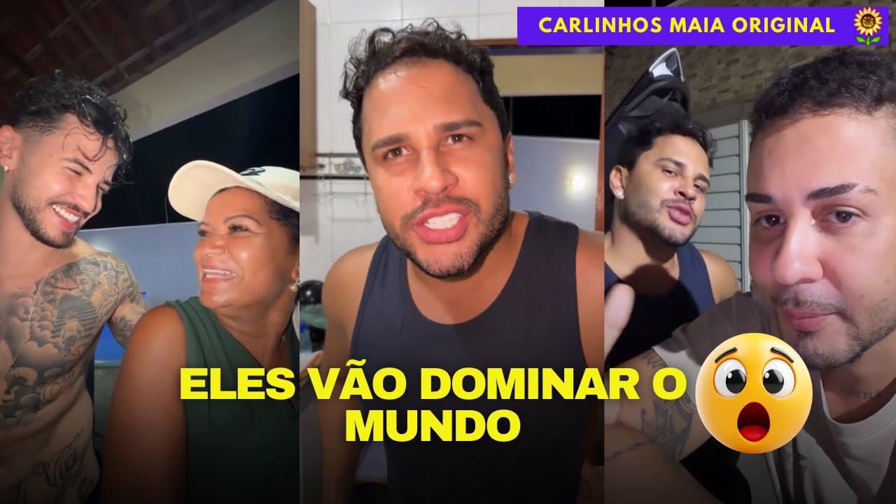 LUCAS GUIMARÃES E CARLINHOS JUNTOS 😲😲 | CARLINHOS MAIA 🌻
