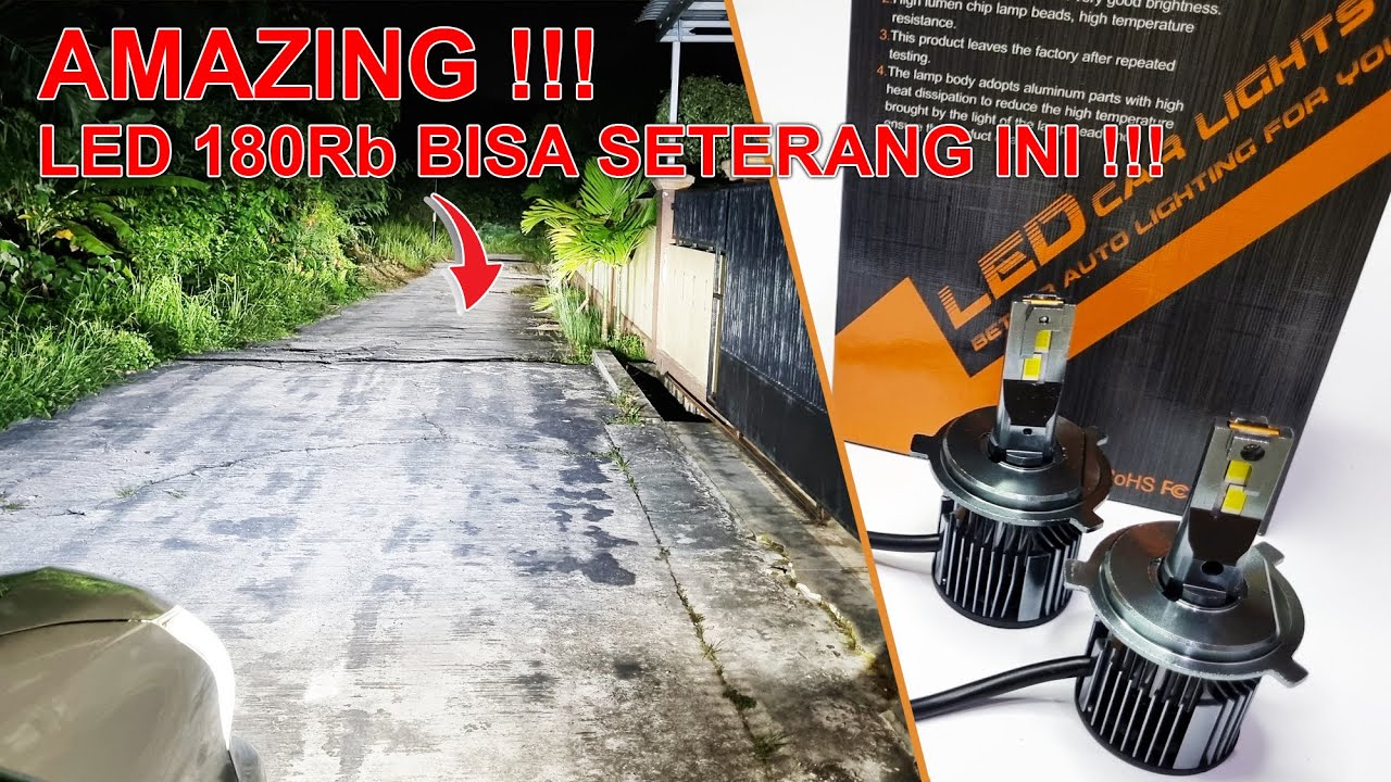 LUAR BIASA !!! Review LED CSP 35W cuma 180rb