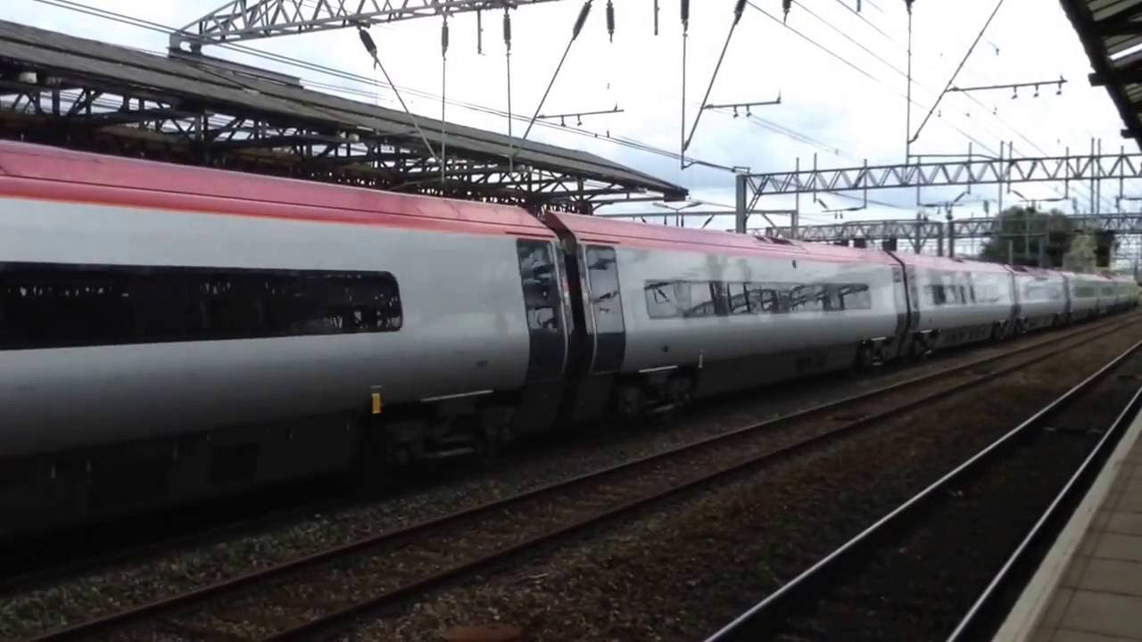 Virgin Trains 390117 At Crewe From Glasgow Central To London Euston