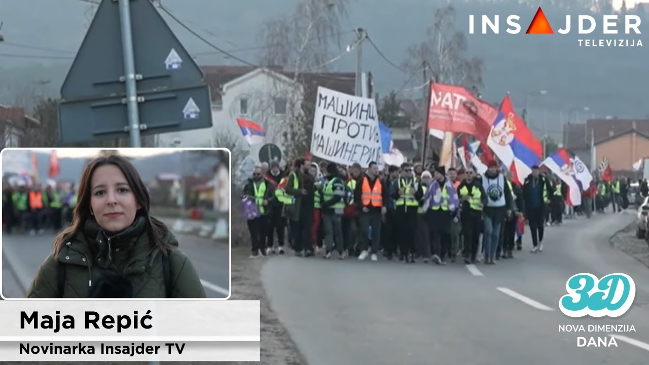 Studenti u šetnji ka Kragujevcu dele letke sa zahtevima protesta i pozivaju građane na skup u subotu