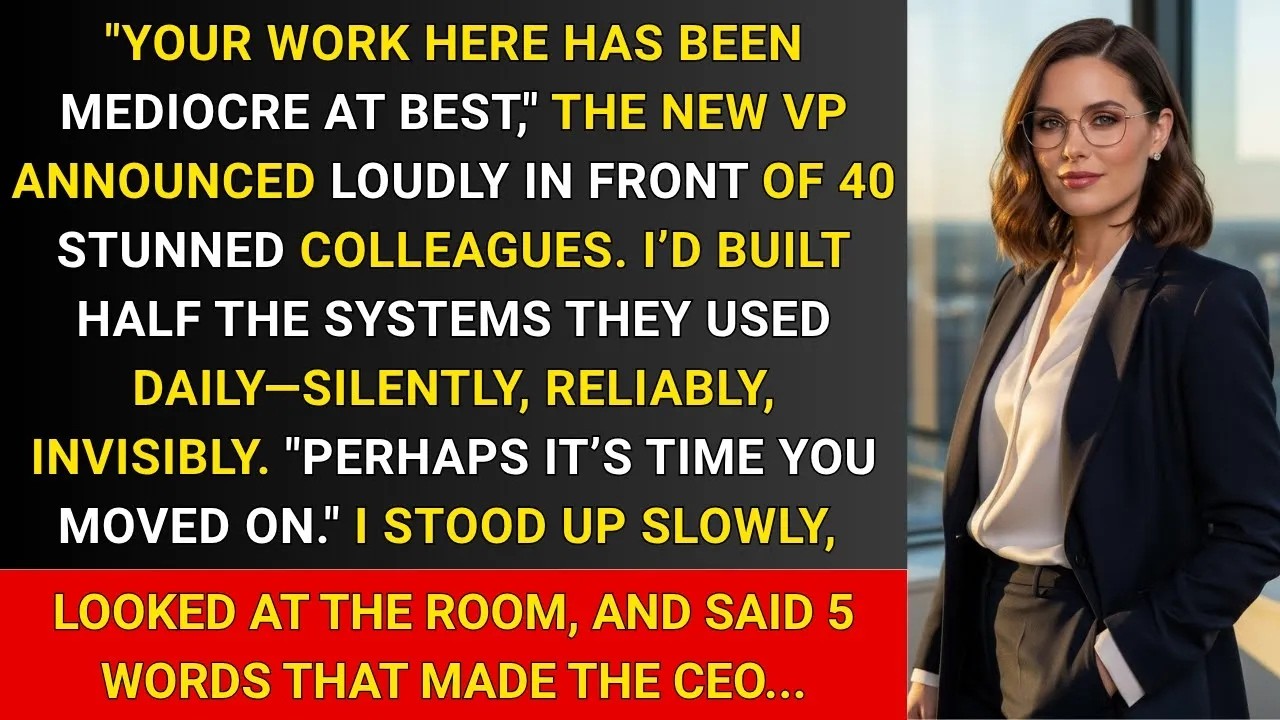 At 105 Projects Completed, They Told Me I Never Contributed Anything To The Company