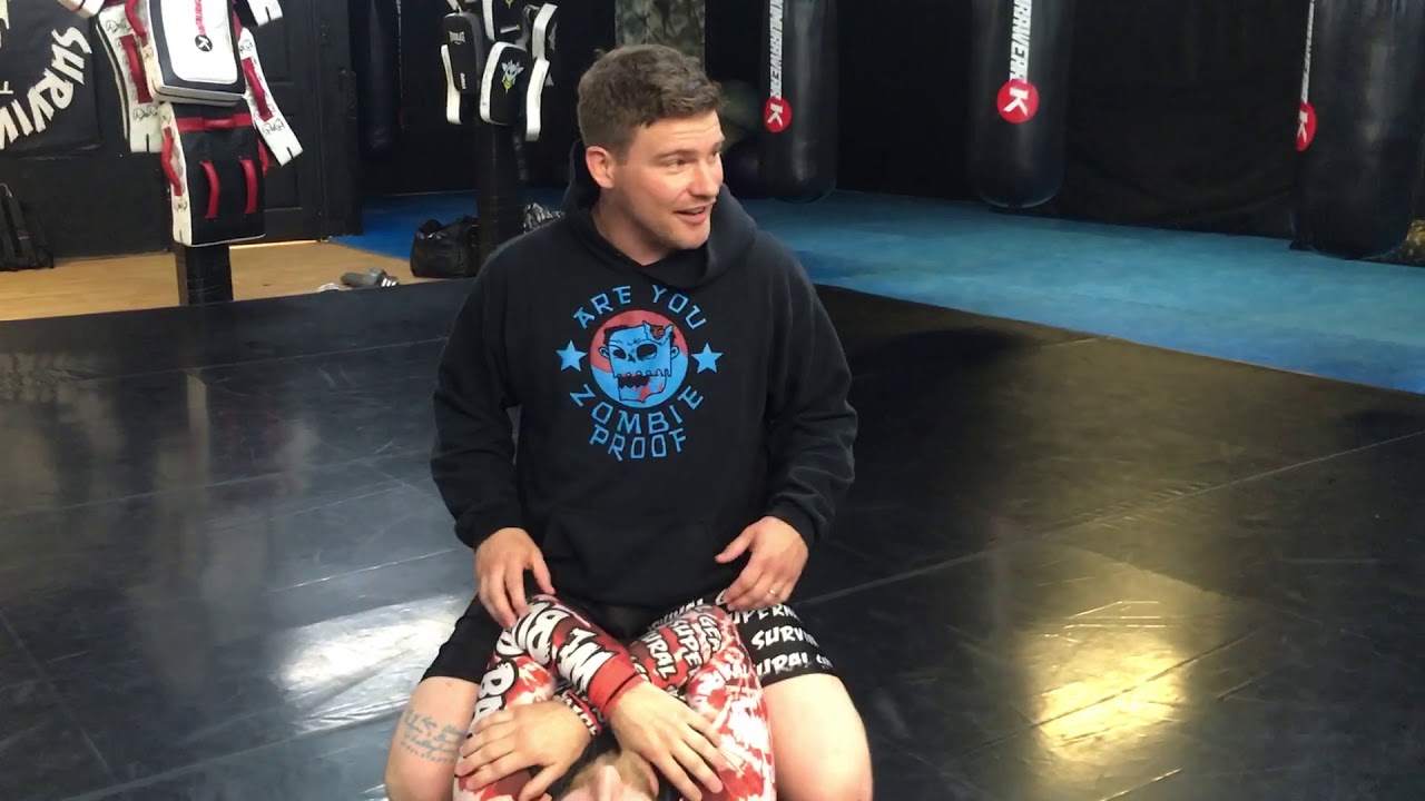 Mounted Armless Armbar - ZombieProofBJJ (NoGi)