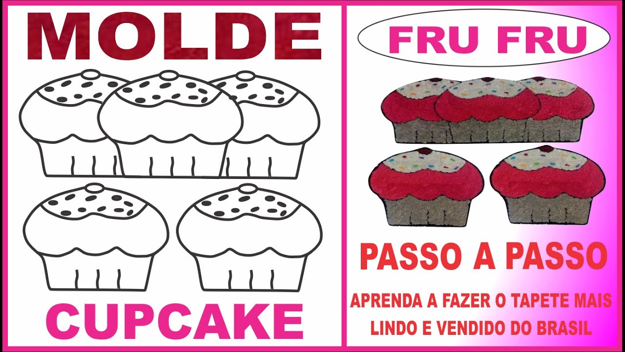 MOLDE TAPETES DE TIRAS FRUFRU APRENDA AFAZER