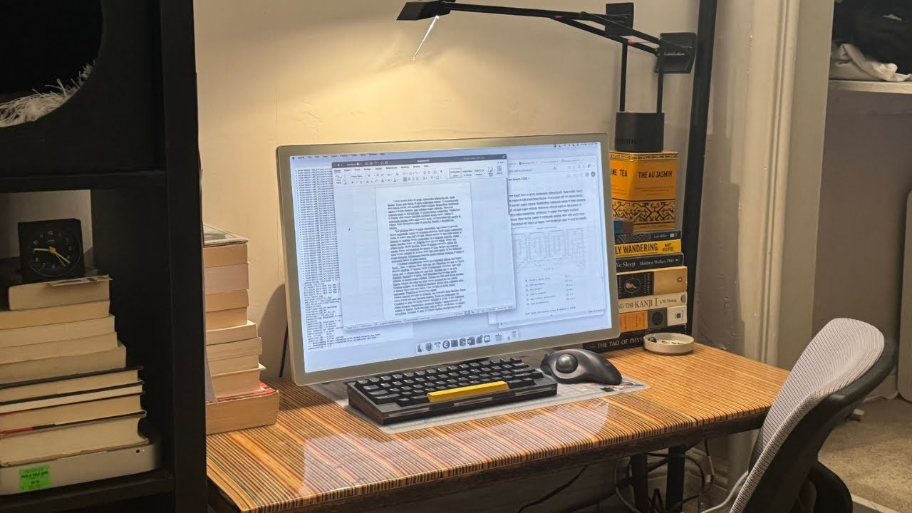 where I write books (ultrafocus desk setup 2026)