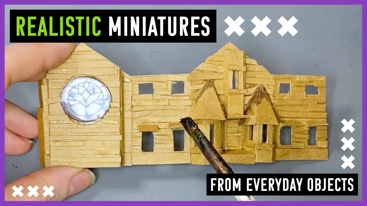 I'm building a realistic miniature haunted house with a CRAZY story