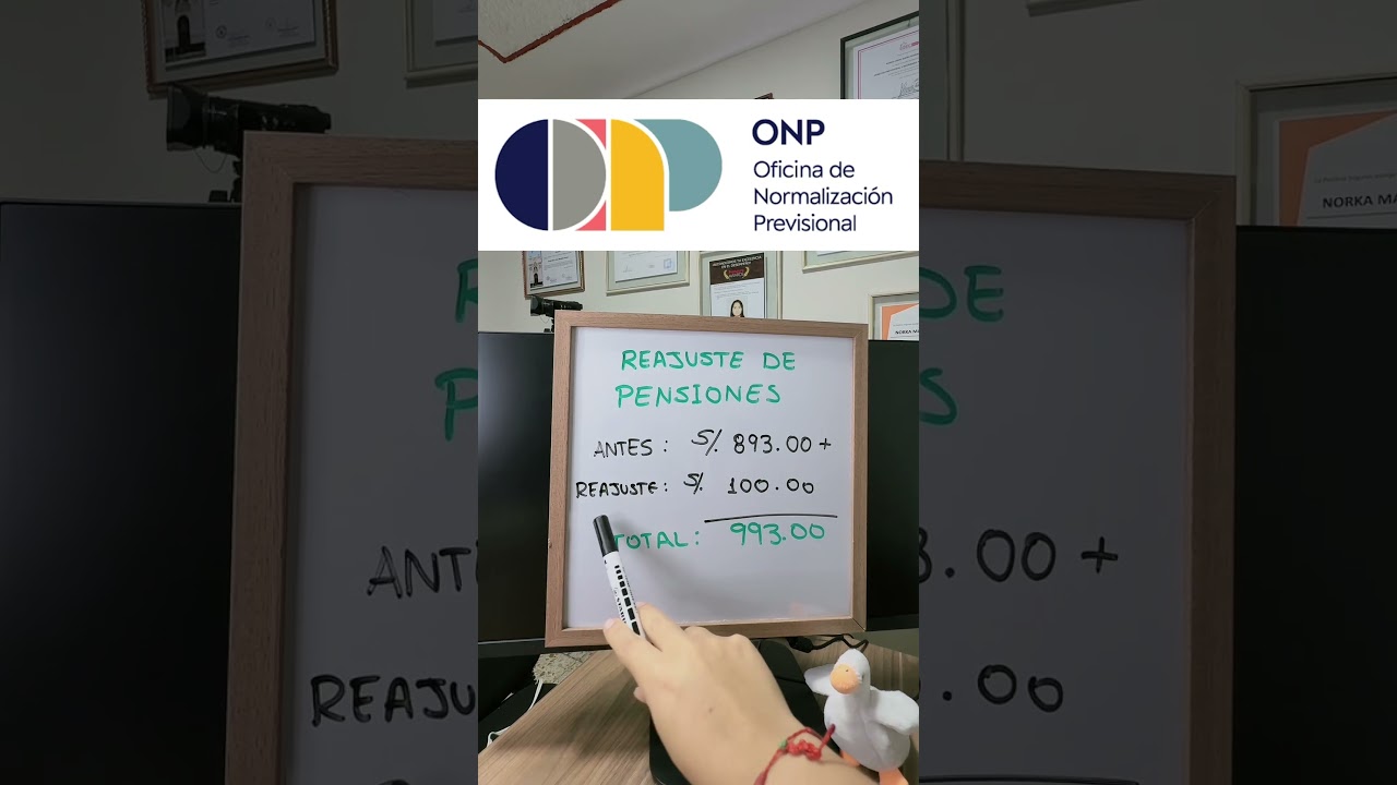 Importante‼️ actualmente pensionista de ONP?? Aumento o reajuste? #onp #pensionista #pensiones