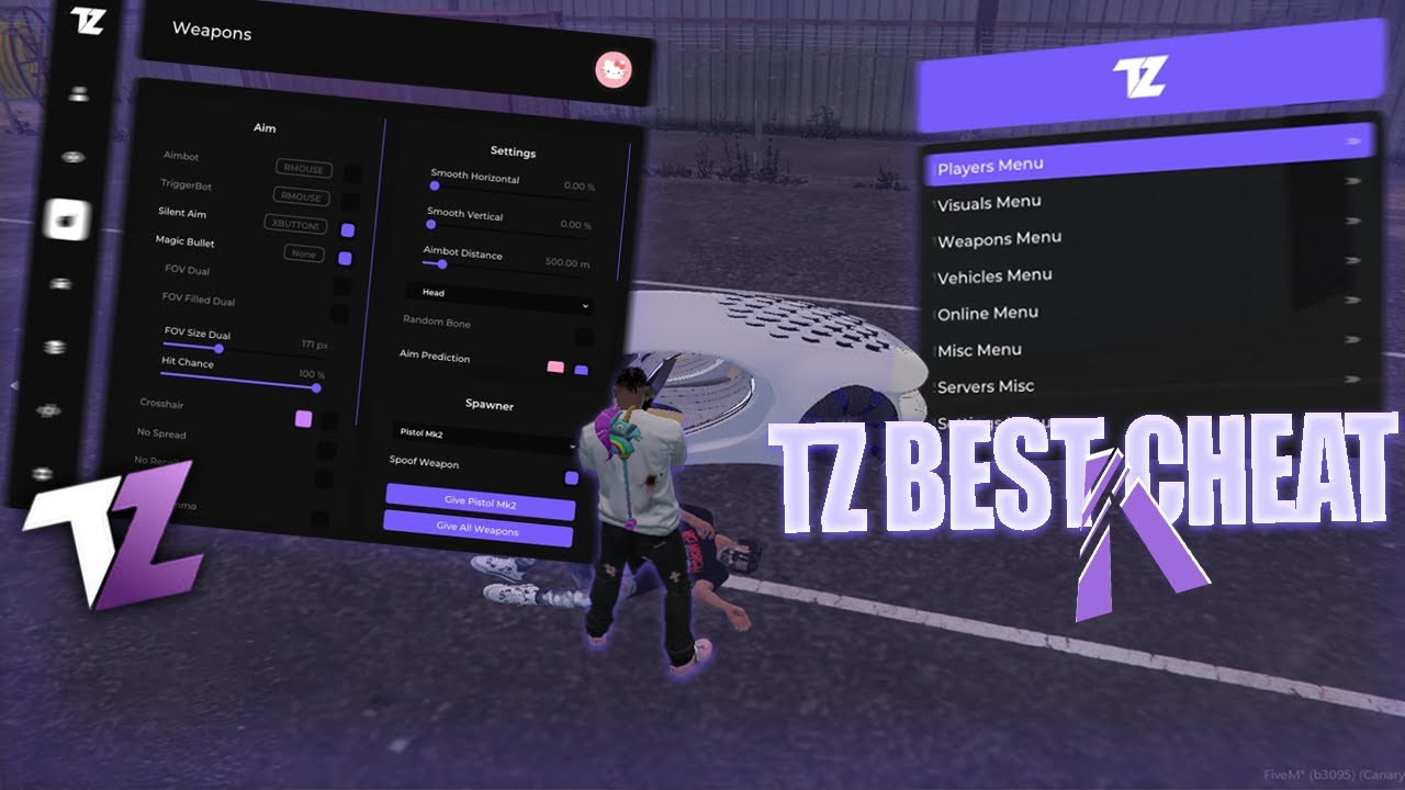 TZ Cheat FiveM ShowCase 🟣👑