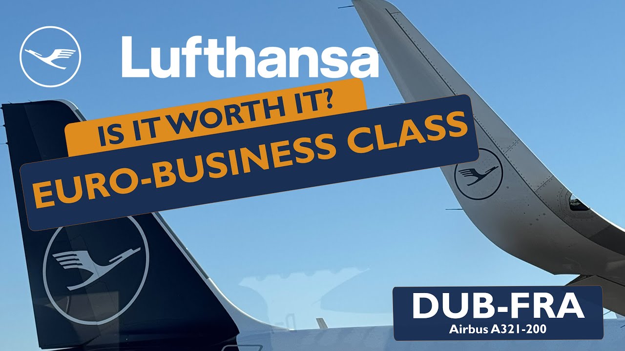 Lufthansa Business Class Flight Review | Dublin to Frankfurt | Airbus A321 | 4K