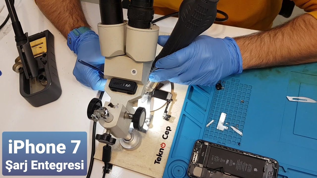 iPhone 7 Şarj Almıyor | Şarj Entegresi Değişimi