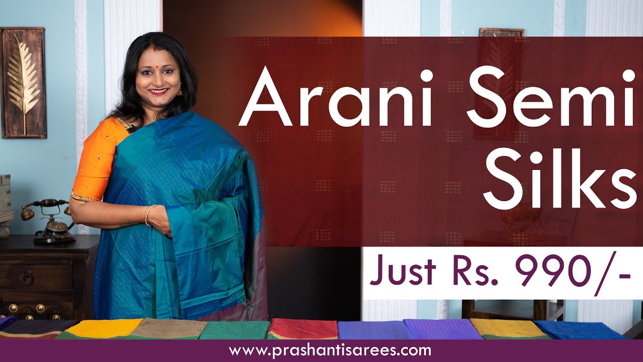 Arani Semi Silks | Casual Wear Sarees | Prashanti | 14 June 2023