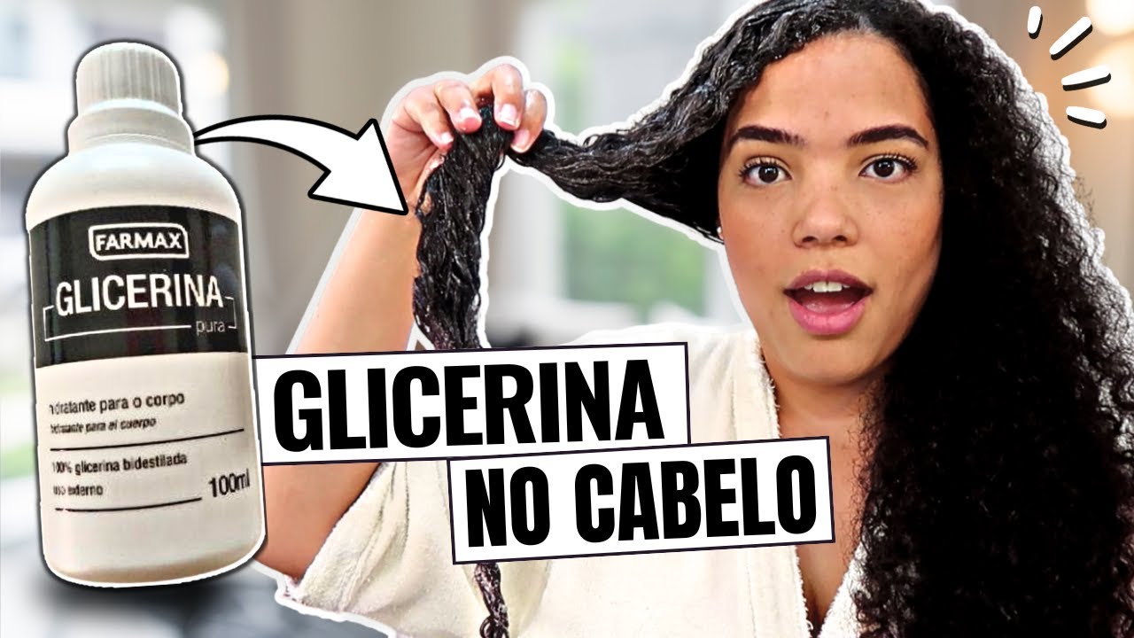 HIDRATAÇÃO COM GLICERINA SALVA O CABELO RESSECADO E POROSO | SÓ FAÇA SE O AR ESTIVER ÚMIDO 😱🌦