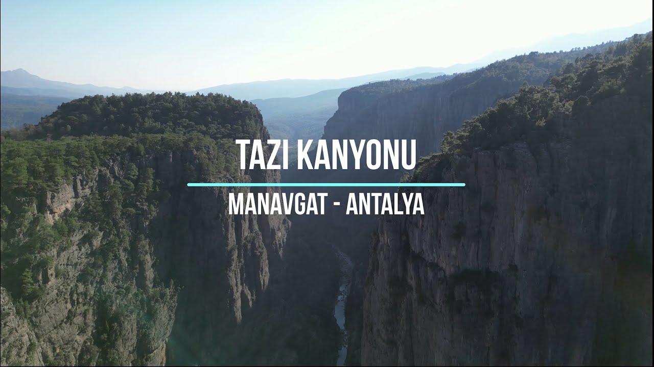 Tazı Kanyonu - Manavgat - Antalya (DJI Mini 3 Pro)(4k Drone Footage)