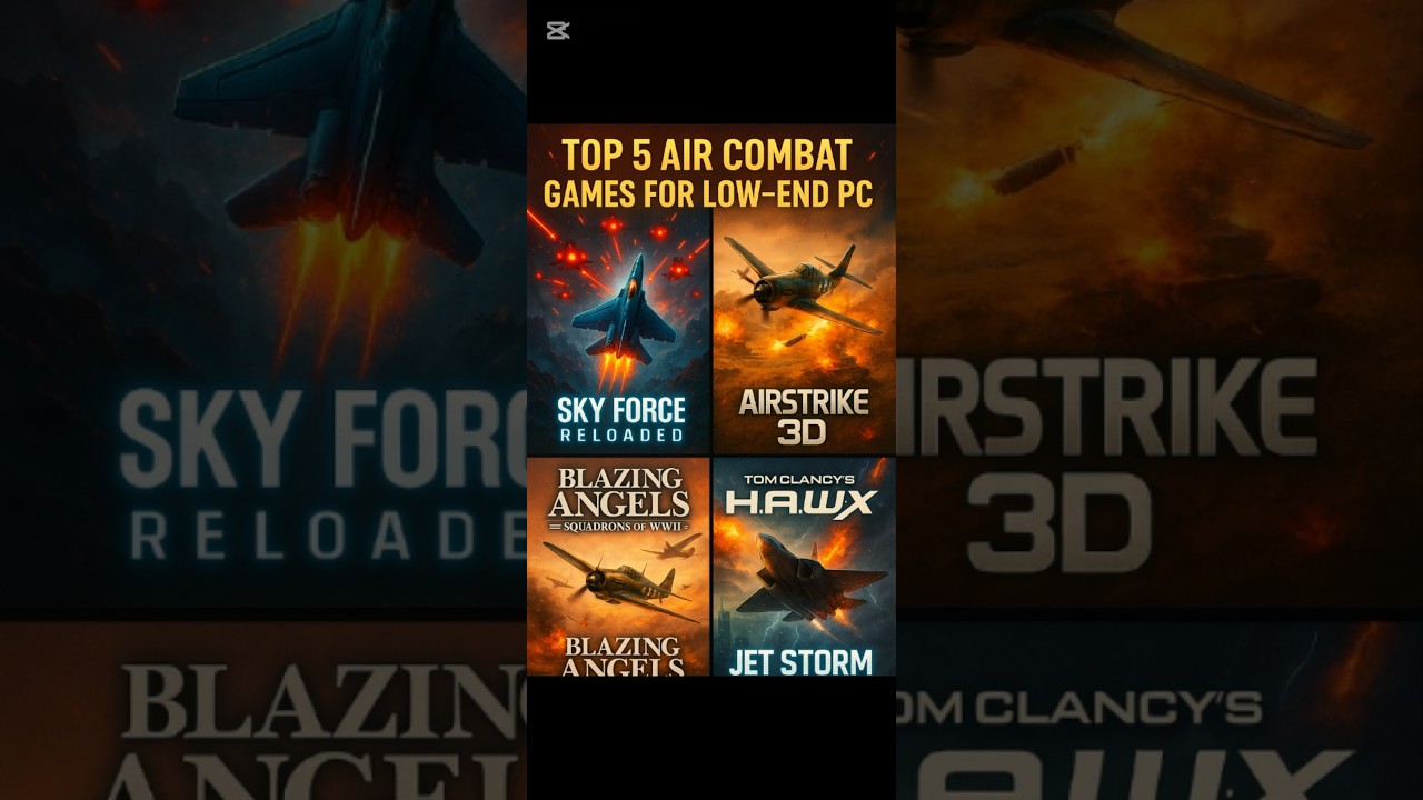 top 5 air combat games for low end PC 