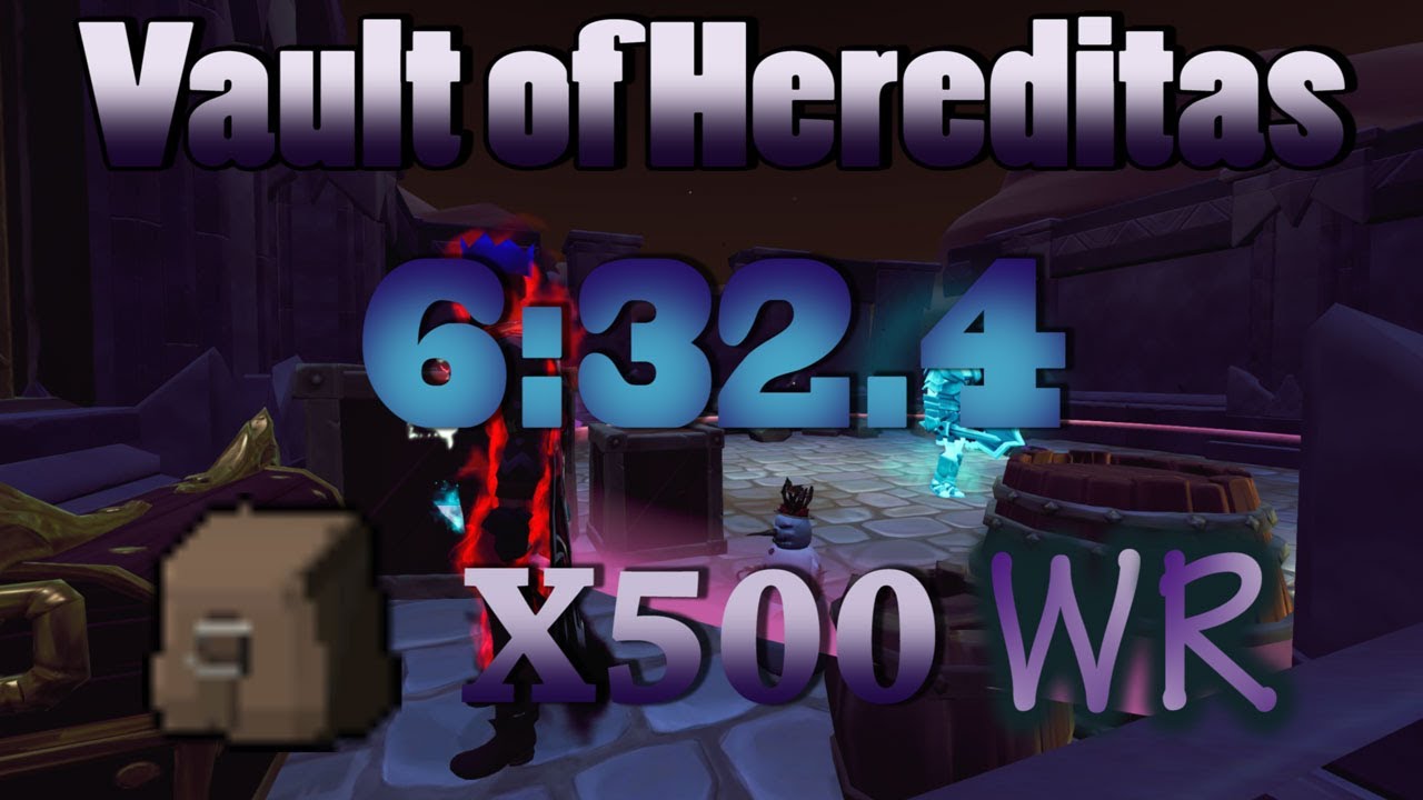 Vault of Hereditas 6:32.4 Lootx500 (Former WR)