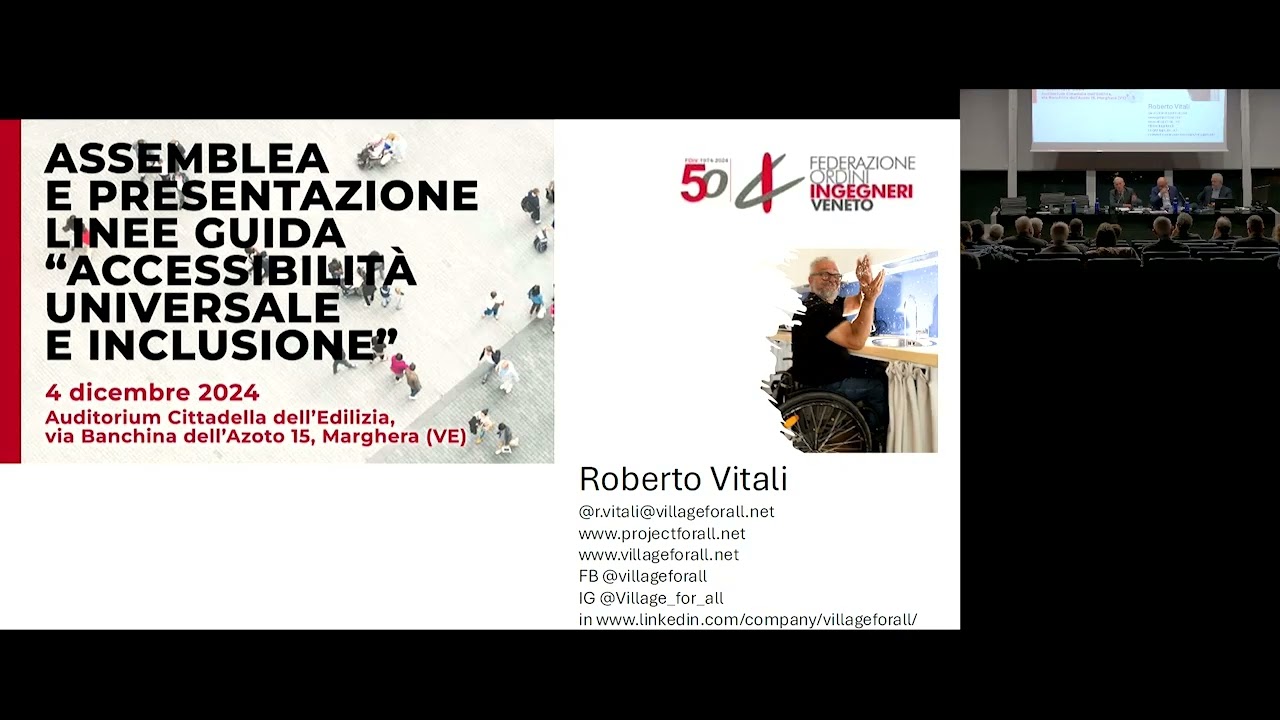 Registrazione integrale presentazione Linee Guida accessibilità e inclusione alle Olimpiadi