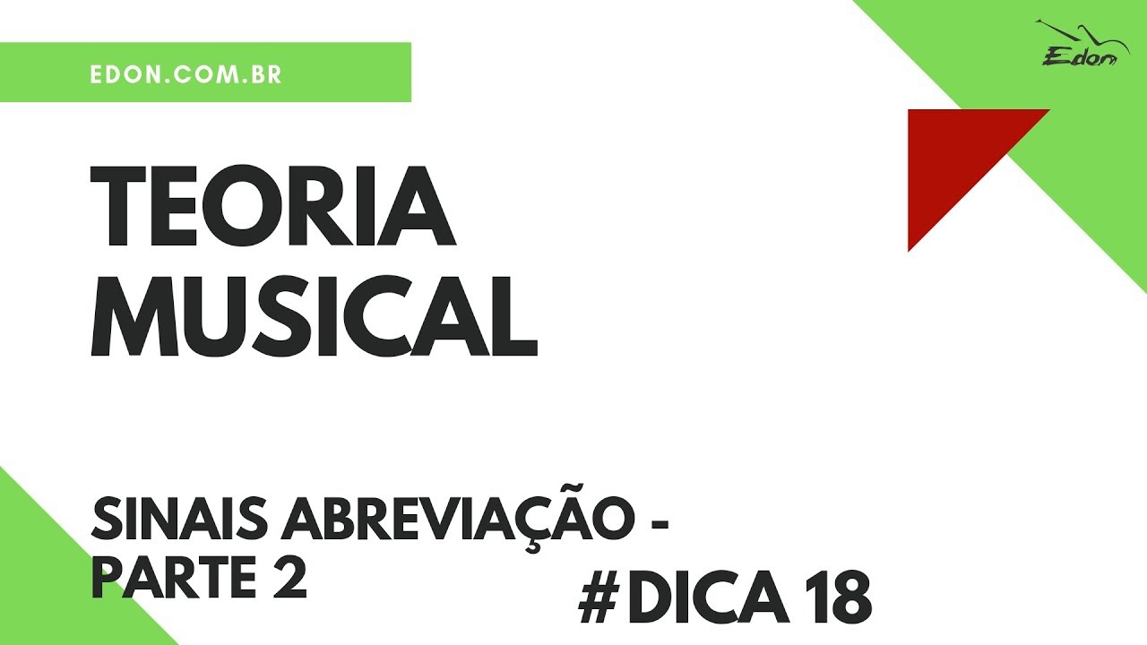 Sinais de Abreviação:Del Segno, Da Capo, Fine e Coda - Teoria Musical- CursosEDON
