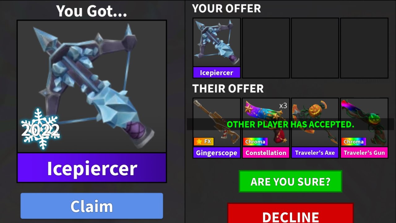 What Do People Offer For ICE PIERCER In MM2!?