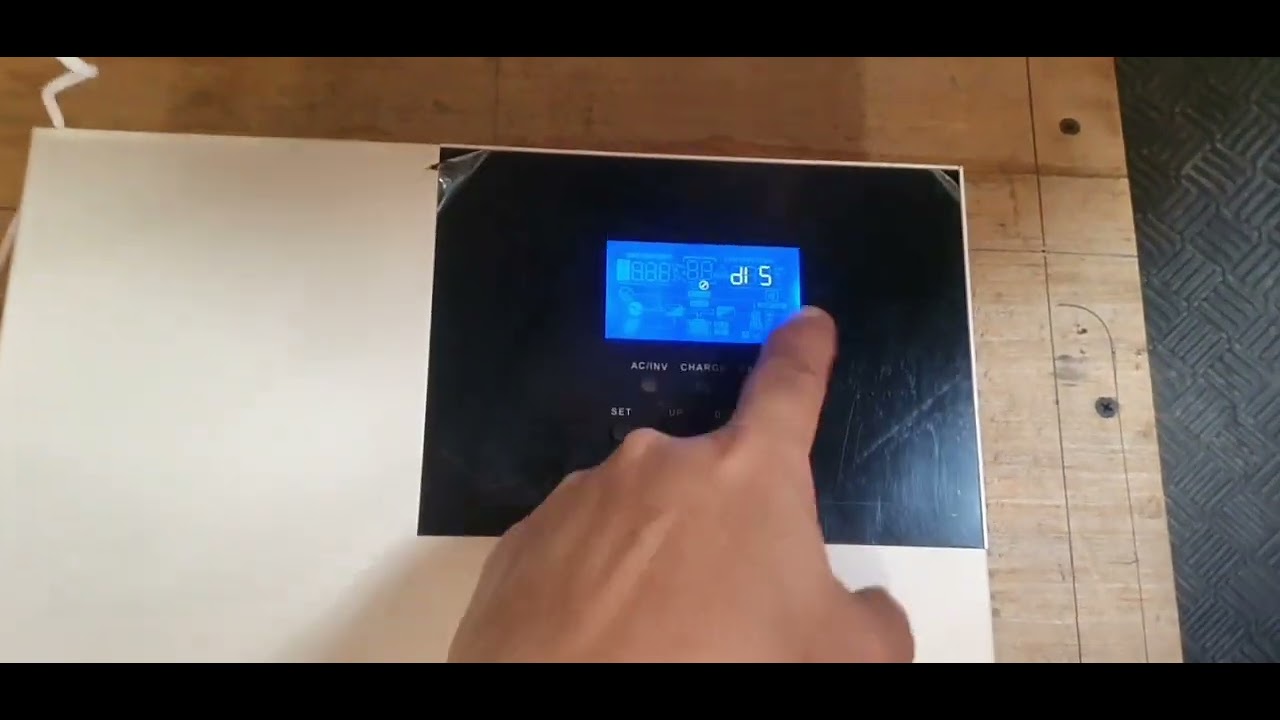 SRNE 24v 3kw Hybrid inverter parameter settings