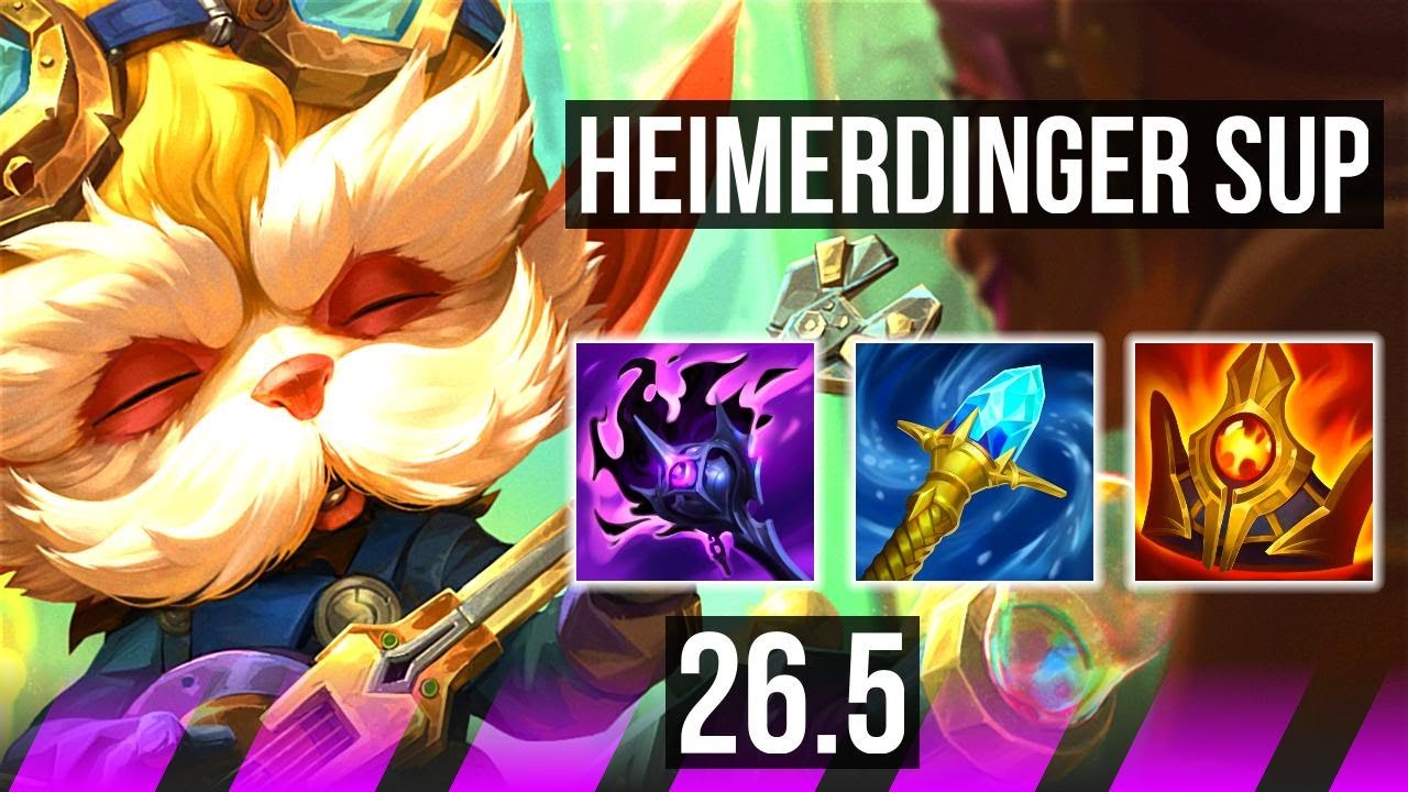 HEIMERDINGER & Sivir vs NAUTILUS & Ezreal (SUP) | First Strike | KR Master | 26.5