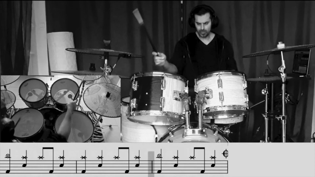 Kryptonite 3 Doors Down DrumCover + Score