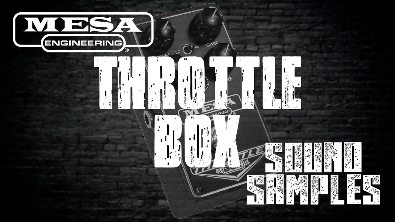 Mesa Boogie Throttle Box - sound samples (bass tone demo)