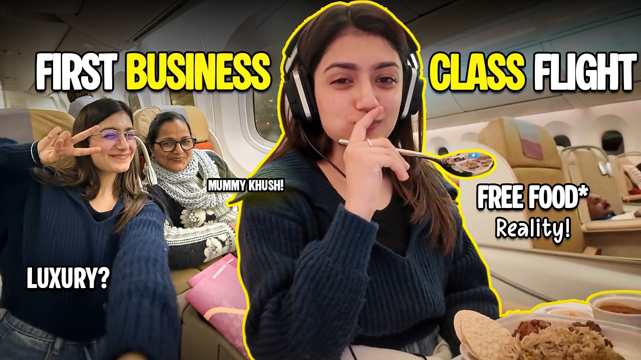 MOM KA FIRST TIME BUSINESS CLASS TO KOREA🥹🇰🇷(EmotionalReveal)