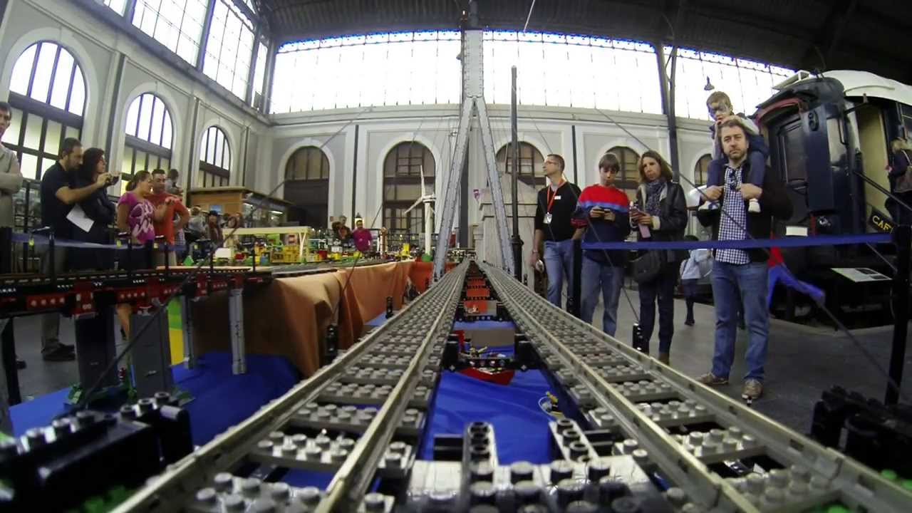 TRENBRICK  2013 GOPRO CRS LEGO TRAIN 9V HORIZON