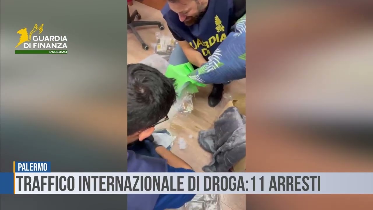 Palermo: traffico internazionale di droga, 11 arresti