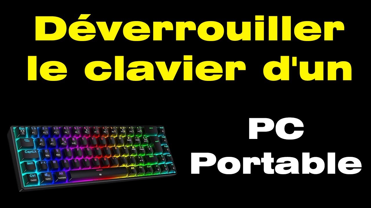 Comment d&eacute;verrouiller le clavier d'un ordinateur portable