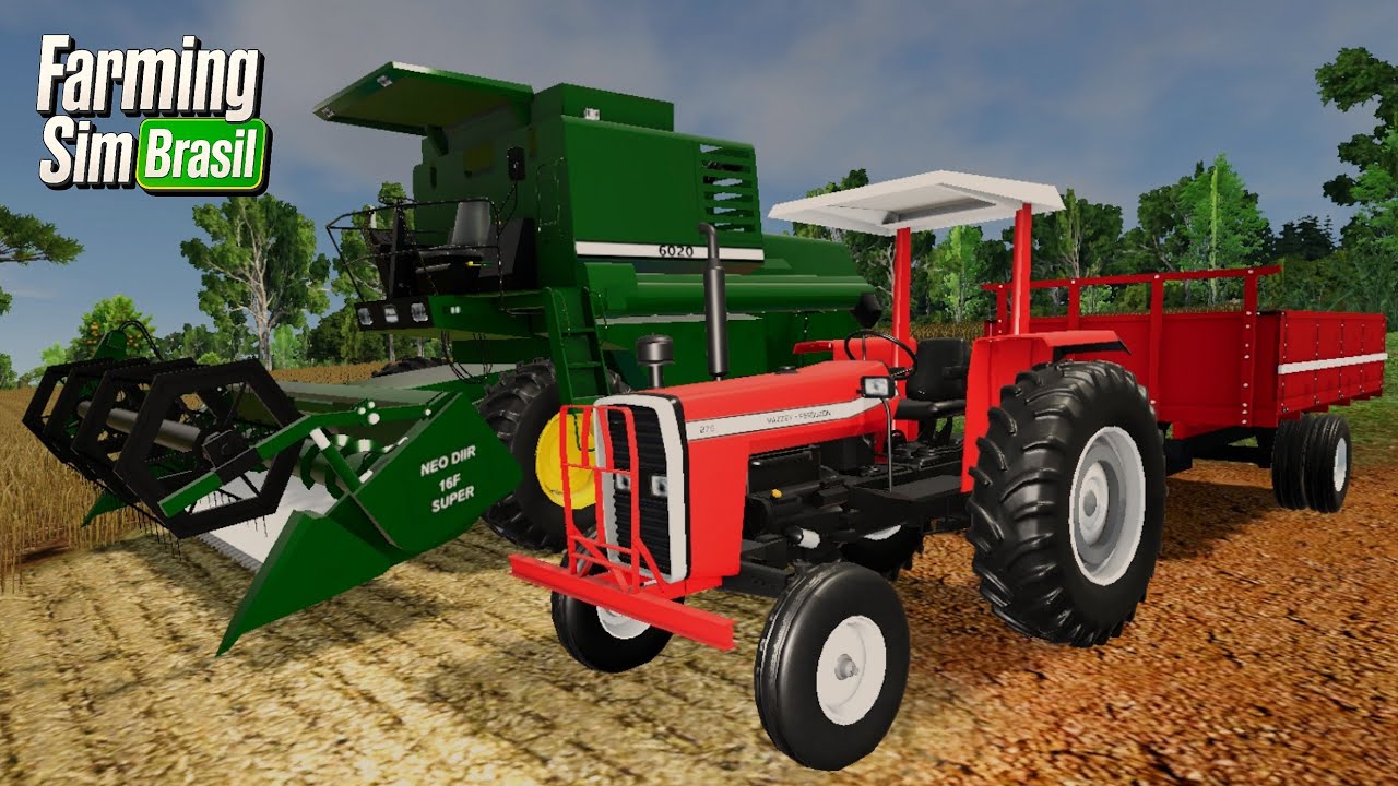 Я ПРИБЫЛ НА ФЕРМУ из Farming Sim Brazil - Эпизод 1