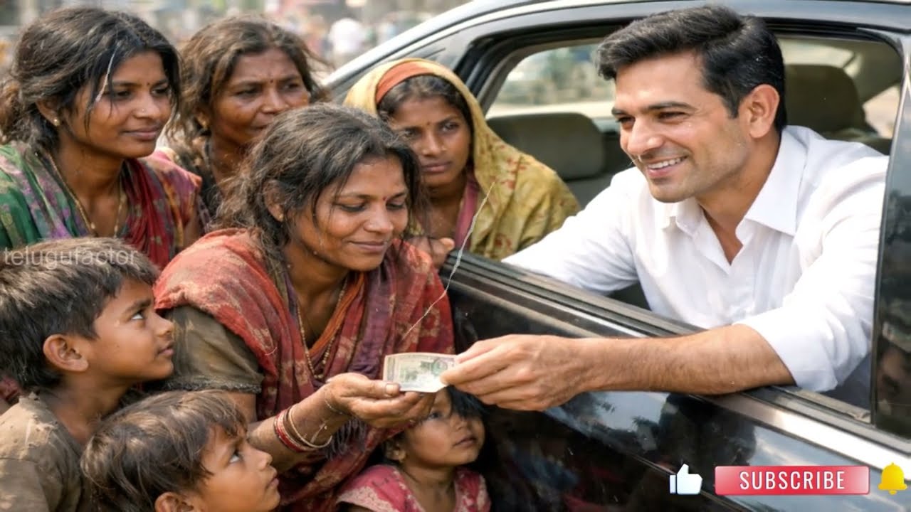 విడాకులు తీసుకున్న భార్య కూడలిలో భిక్షాటన చేస్తోంది... అప్పుడే భర్త తన BMW కార్ నుండి బయటకు వచ్చాడు