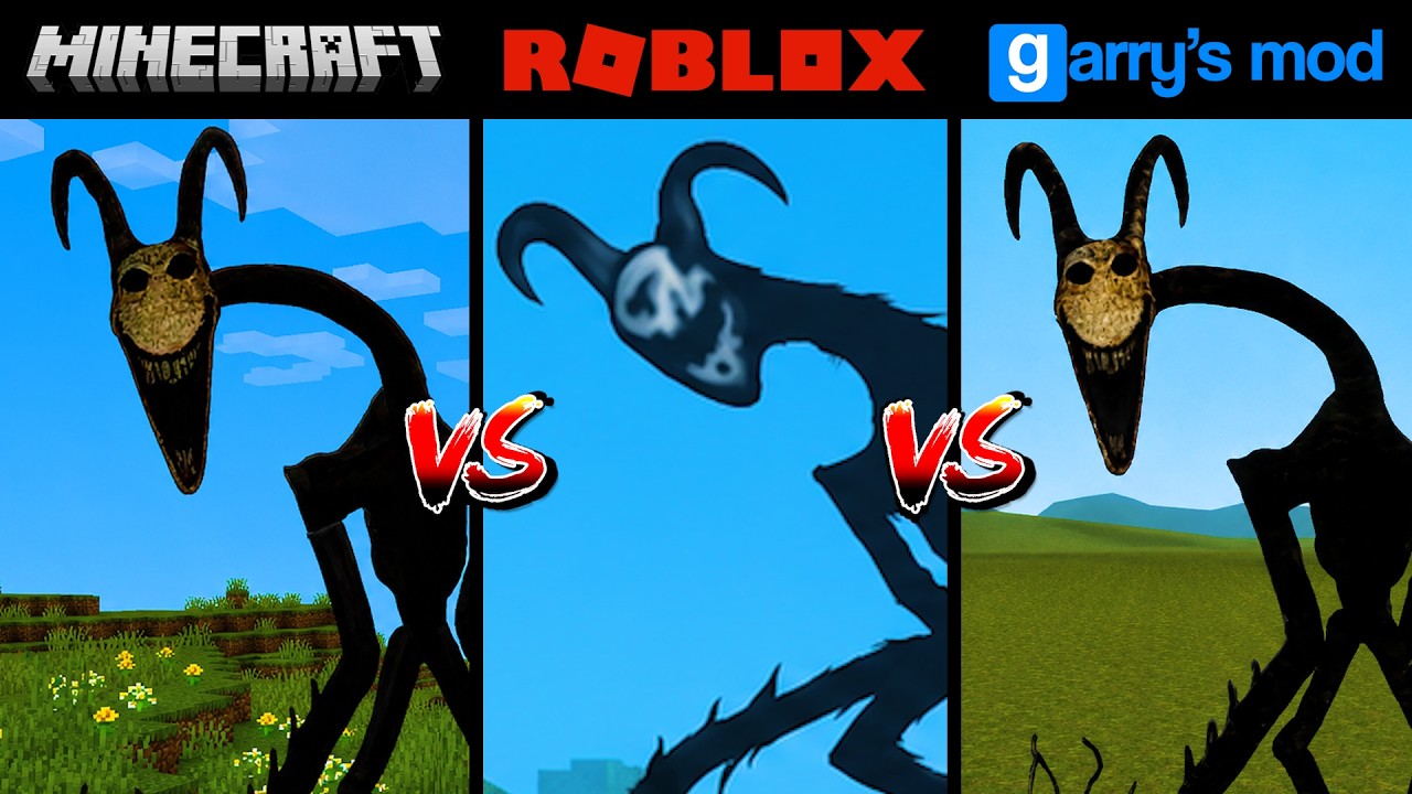 The Tormentor in Minecraft vs Roblox vs Garry's Mod - Which One Is Better?