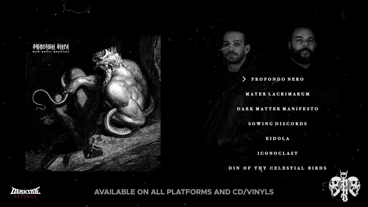 Primordial Black - Dark Matter Manifesto (FULL ALBUM STREAM)