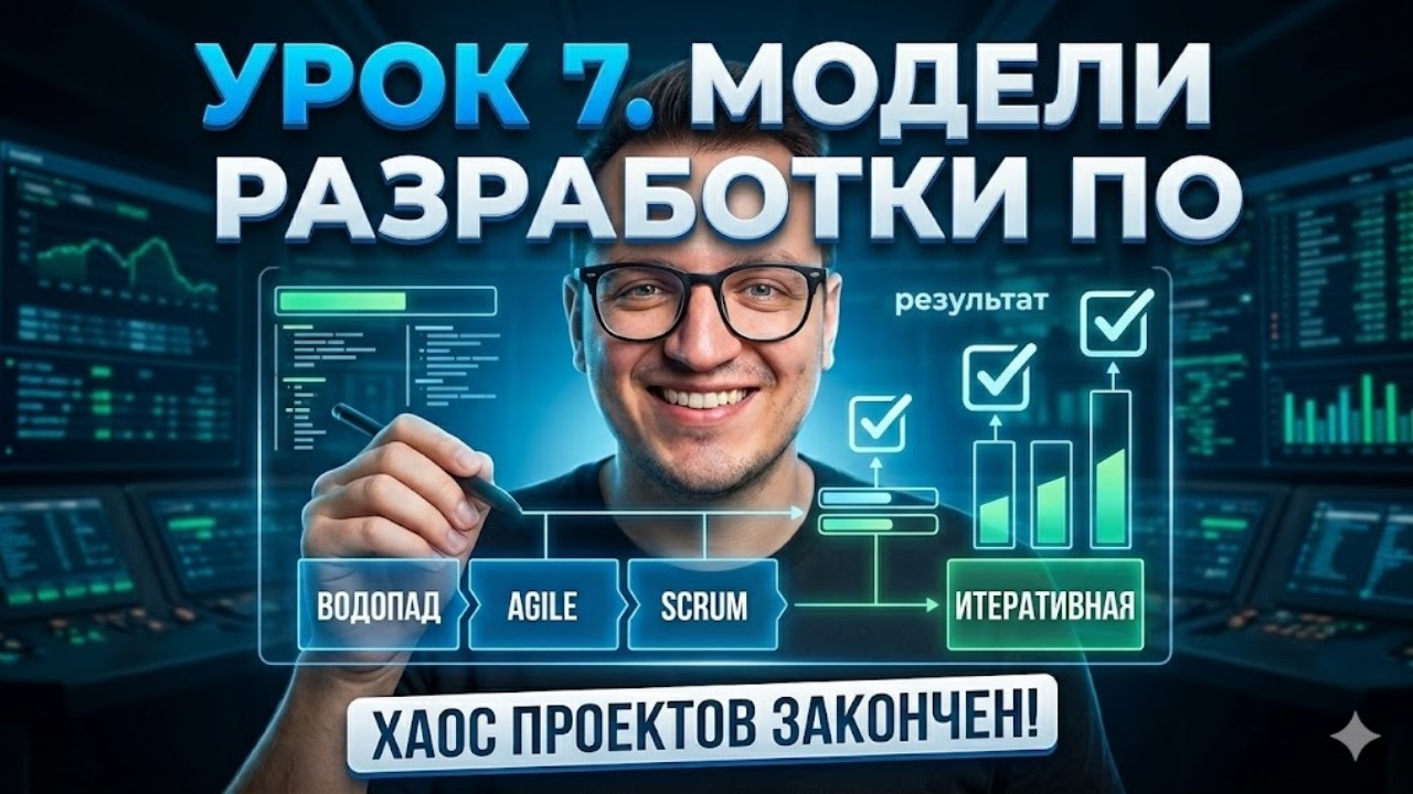 Тестировщик с нуля / Урок 7. Модели разработки ПО. Водопадная, итерационная и V-модель