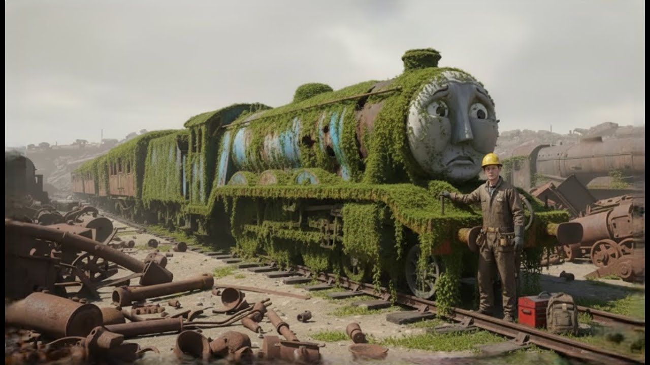 I Found One of Thomas’ Oldest Friends, Henry, Abandoned at −71°C | Rusty to New ASMR Thomas