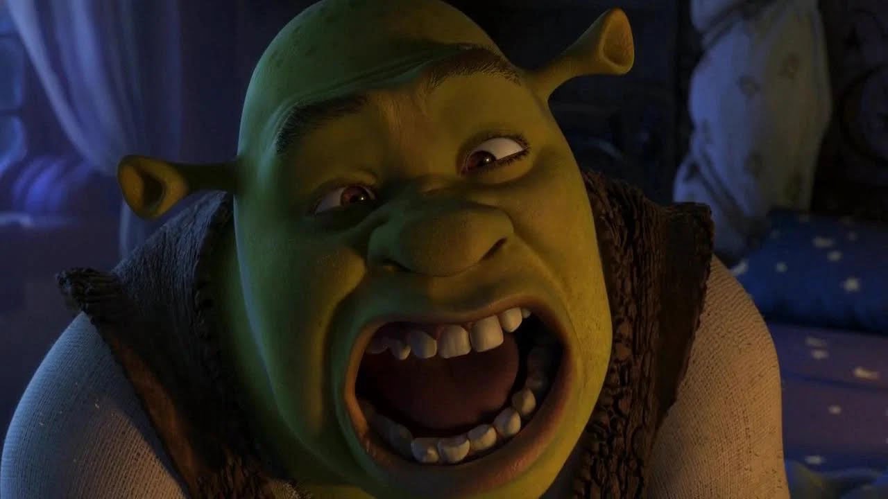 shrek being shrek for 9 minutes