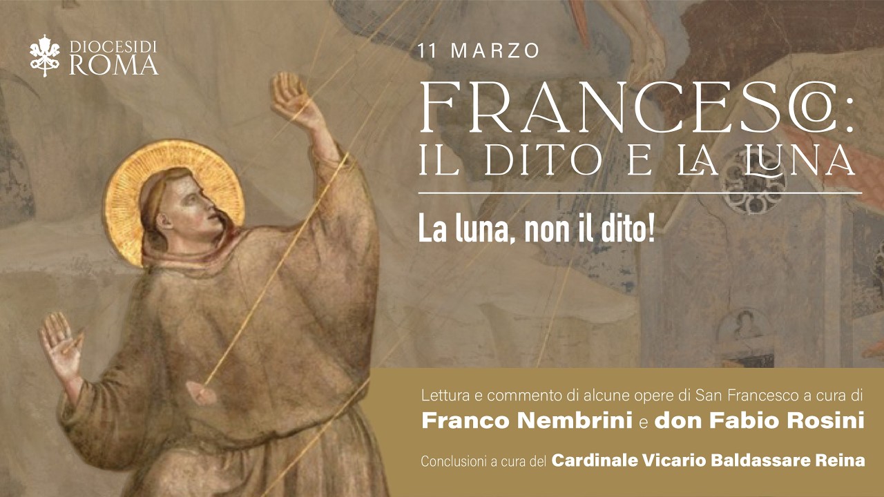 Francesco, il dito e la luna. La luna, non il dito!