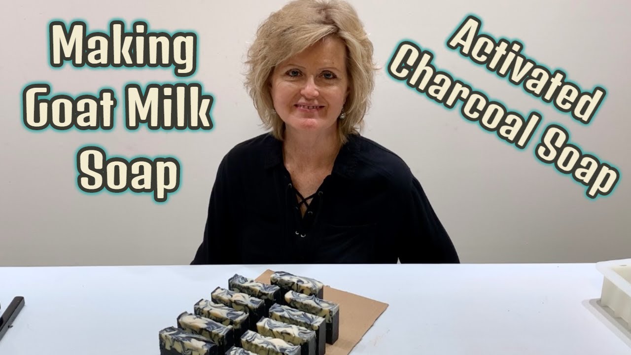 How to make Activated Charcoal Goat Milk Soap