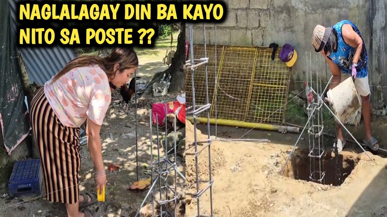 NAGBUHOS NA NG MGA POSTE !! HANGGANG DITO LANG MUNA ANG PAG GAWA !! #VAL S.MATUBANG #KALINGAP RAB