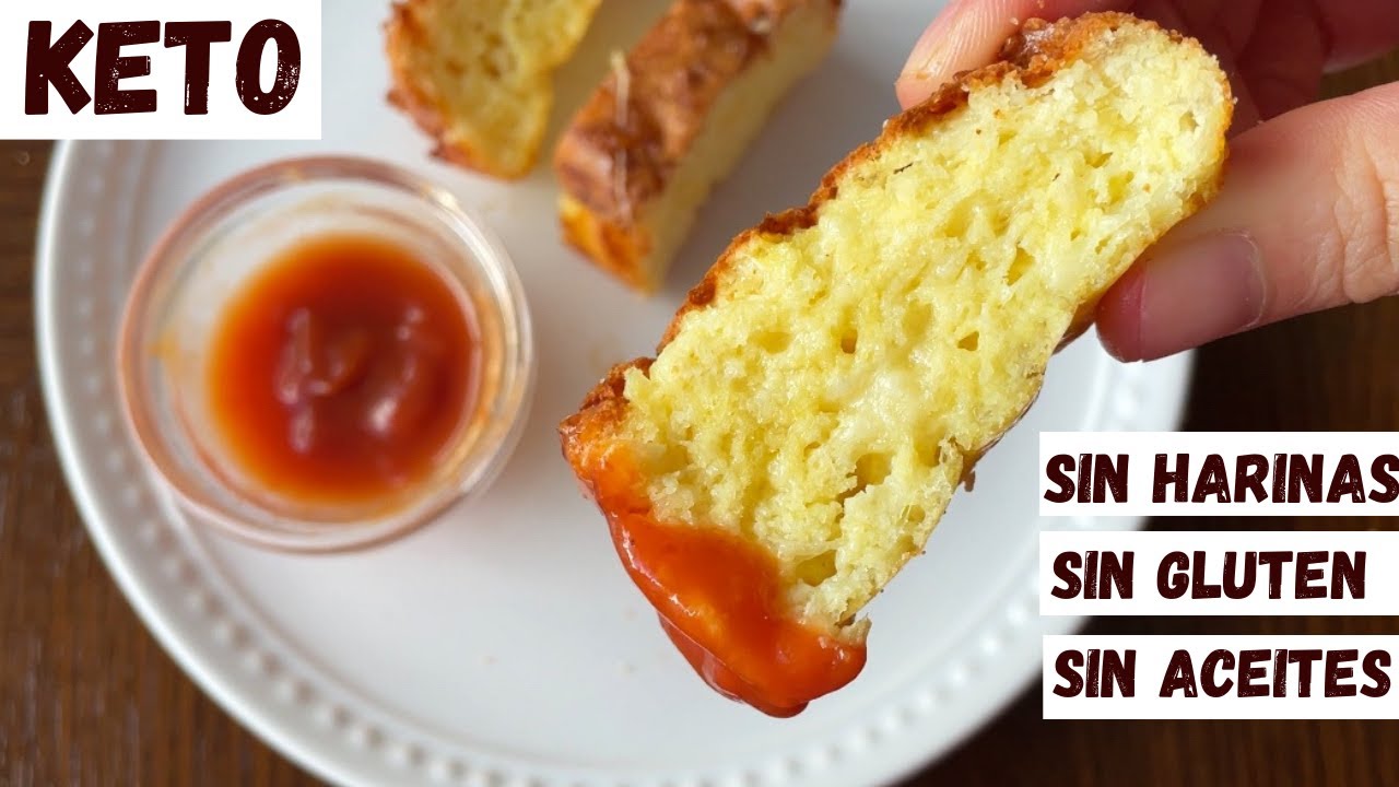 PAN DE QUESO SALUDABLE (KETO) - Sin Harinas, Sin Gluten, Fácil y Rápido - Bajo en Calorías