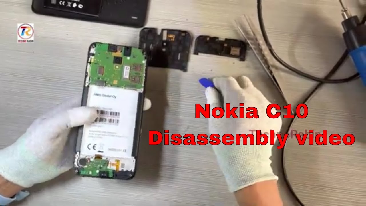 Nokia C10 Disassembly video