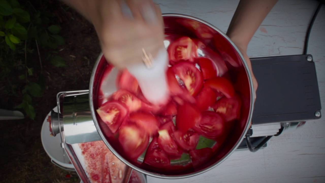 Rawrutes.com - Raw Rutes Reber Italian Made Electric Tomato Strainer Mill Machine