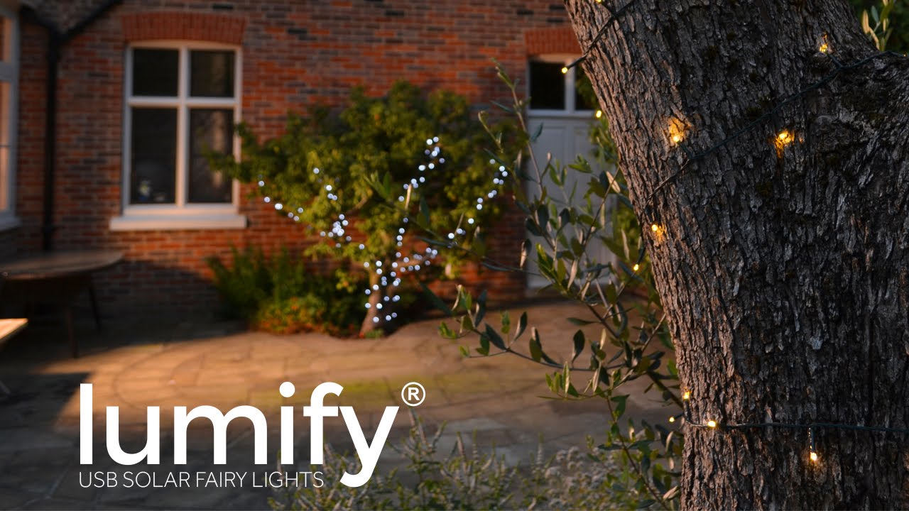 Lumify USB Solar Fairy Lights