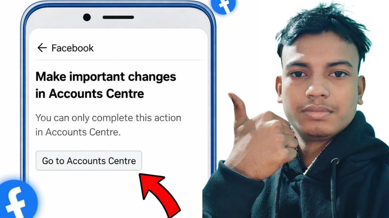 Make important changes in account centre | Facebook password change account center problem
