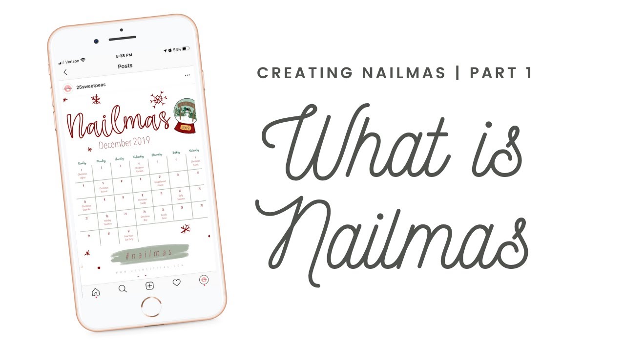 Creating Nailmas | Part 1 | What is Nailmas? | 25 Sweetpeas